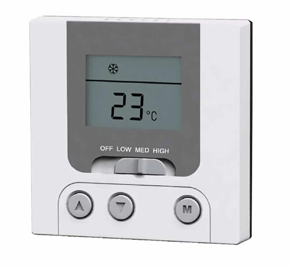 Termostato per fan coil a 2 e 4 tubi con display