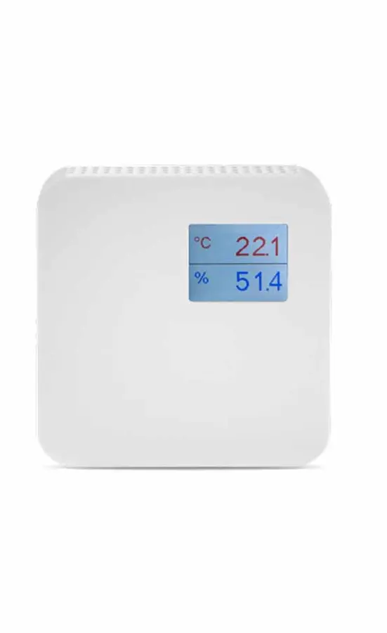 Room humidity and temperature transmitter