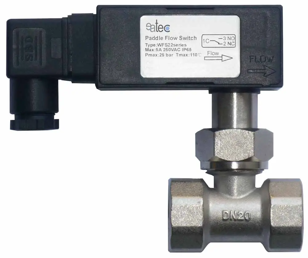 Flow switch for liquids