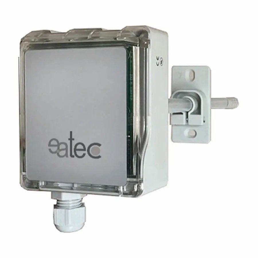 Duct humidity and temperature transmitter