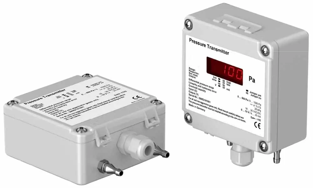 Trasmettitore di pressione differenziale per aria