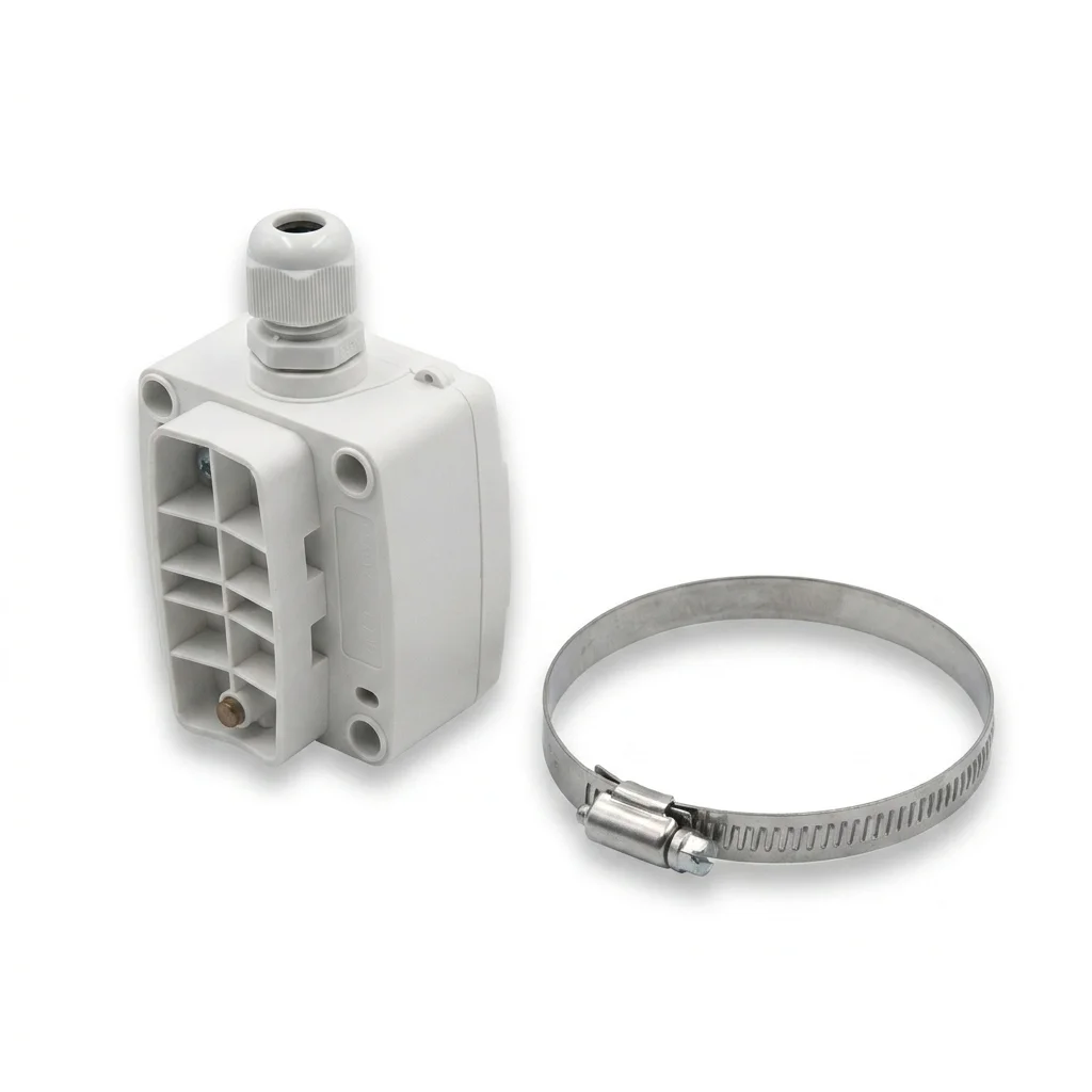 Strap-on temperature sensor