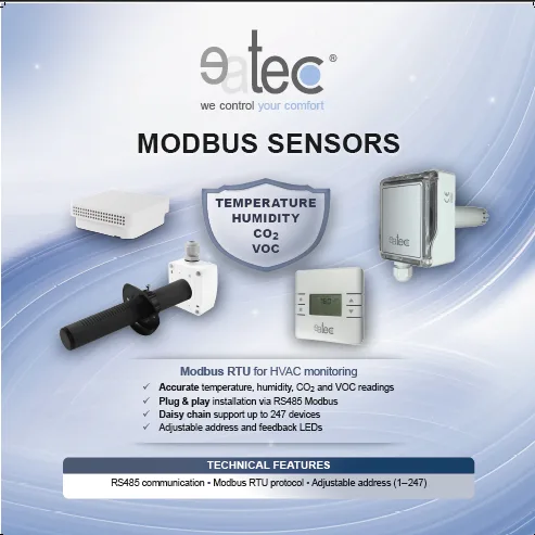 Modbus sensors